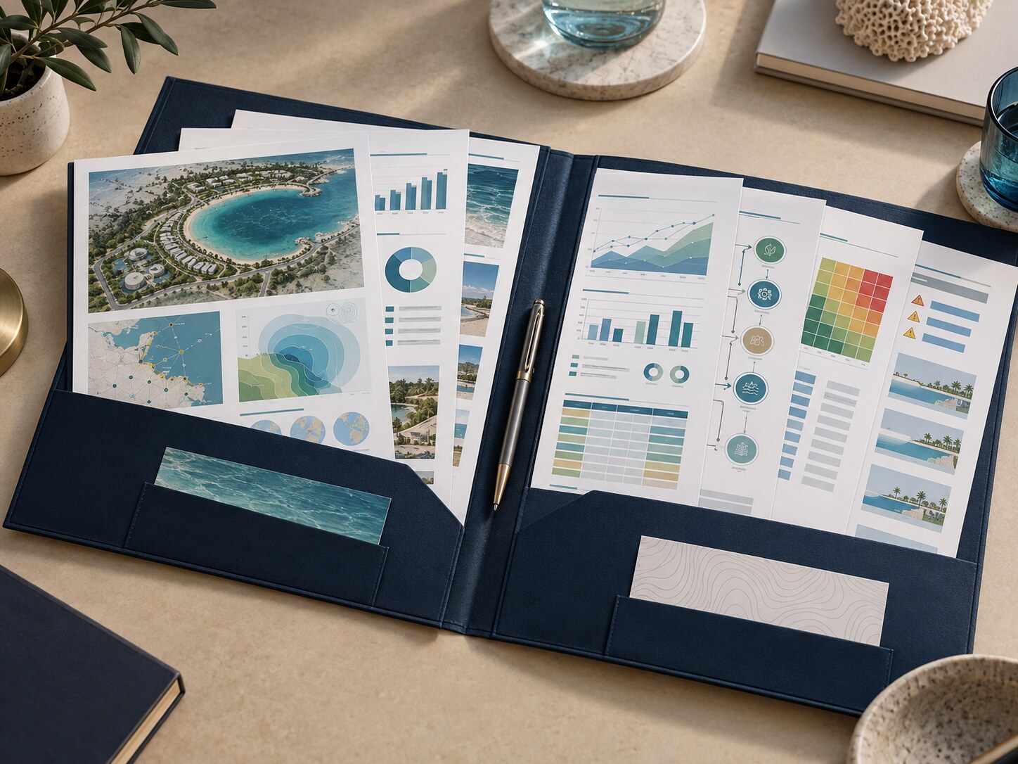 Coordinated folio of lagoon feasibility studies